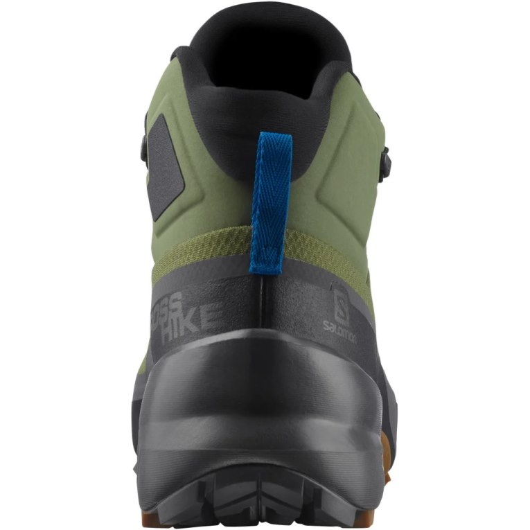 Botas Montaña Salomon Cross Hike Mid GTX Hombre Verde Oliva | MX LCWK835